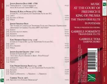 CD Johann Sebastian Bach: Music At The Court Of Friedrich II, King Of Prussia (The Transverse Flute In Potsdam)