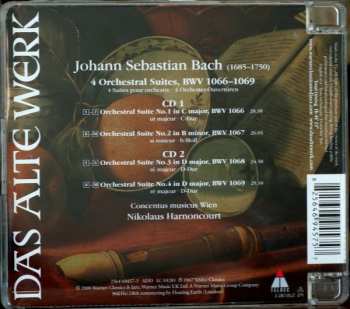 2CD Johann Sebastian Bach: 4 Orchestral Suites