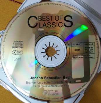 2CD Johann Sebastian Bach: Brandenburgische Konzerte Nr. 1-6
