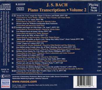 CD Johann Sebastian Bach: Piano Transcriptions Volume 2