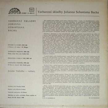 LP Johann Sebastian Bach: Varhanní Skladby Johanna Sebastiana Bacha