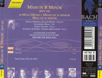 2CD Johann Sebastian Bach: Mass In B Minor BWV 232
