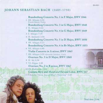 CD Johann Sebastian Bach: Music From The Film Bach's Fight For Freedom