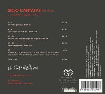 SACD Johann Sebastian Bach: Solo Cantatas BWV 82, 158, 56, 203