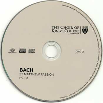 Box Set/3SACD Johann Sebastian Bach: St Matthew Passion