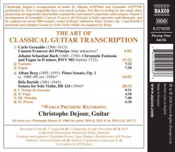 CD Johann Sebastian Bach: The Art Of Classical Guitar Transcription