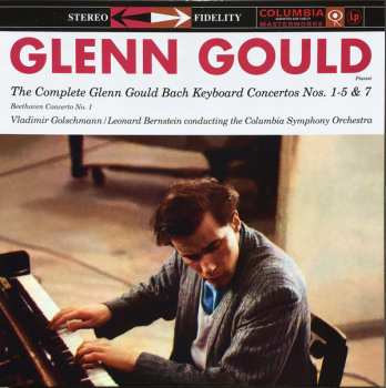 3LP/Box Set Johann Sebastian Bach: The Complete Glenn Gould Bach Keyboard Concertos Nos. 1-5 & 7 /  Beethoven Concerto No. 1