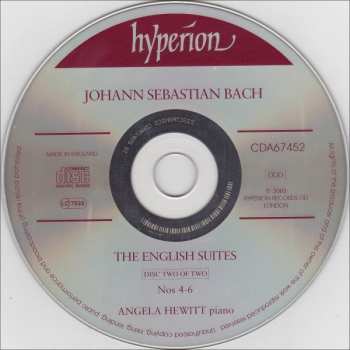 2CD Johann Sebastian Bach: The English Suites