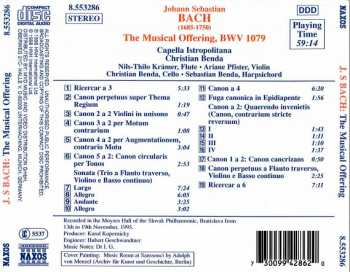 CD Johann Sebastian Bach: The Musical Offering (Musikalisches Opfer)