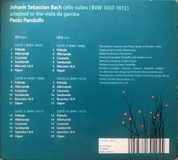 2CD Johann Sebastian Bach: The Six Suites