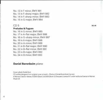 5CD/Box Set Johann Sebastian Bach: The Well-Tempered Clavier = Das Wohltemperierte Clavier = Le Clavier Bien Tempéré