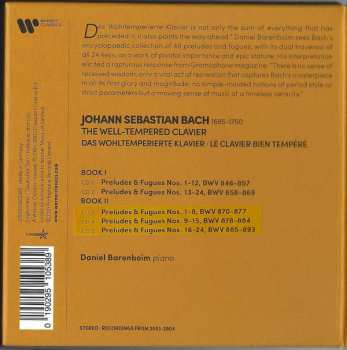 5CD/Box Set Johann Sebastian Bach: The Well-Tempered Clavier = Das Wohltemperierte Clavier = Le Clavier Bien Tempéré