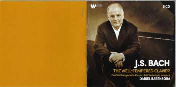 5CD/Box Set Johann Sebastian Bach: The Well-Tempered Clavier = Das Wohltemperierte Clavier = Le Clavier Bien Tempéré