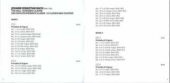 5CD/Box Set Johann Sebastian Bach: The Well-Tempered Clavier = Das Wohltemperierte Clavier = Le Clavier Bien Tempéré