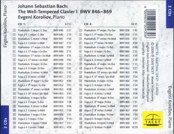 2CD Johann Sebastian Bach: The Well-Tempered Clavier I BWV 846-849
