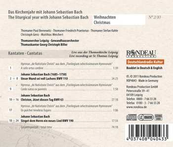 CD Johann Sebastian Bach: Kantaten Cantatas BWV 63, 110, 190