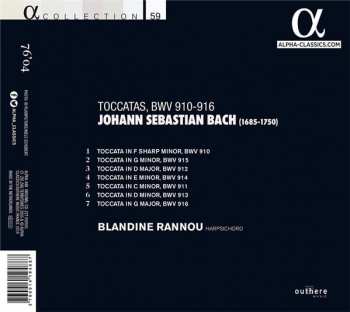 CD Johann Sebastian Bach: Toccatas, BWV 910 / 916