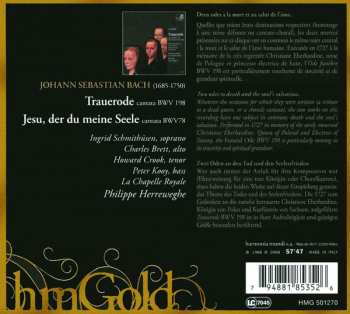 CD Johann Sebastian Bach: Trauerode, Cantate "Jesu, Der Du Meine Seele"