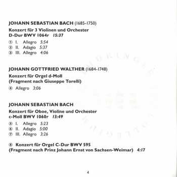 CD Johann Sebastian Bach: Virtuosi