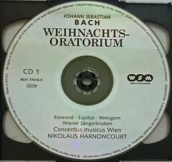 2CD Johann Sebastian Bach: Weihnachtsoratorium