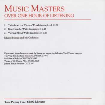 CD Johann Strauss Jr.: The Story Of Johann Strauss In Words And Music