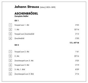 2CD Johann Strauss Jr.: Aschenbrödel (Complete Ballet)