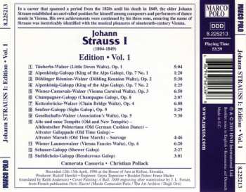 CD Johann Strauss Sr.: Johann Strauss I Edition • Vol. 1