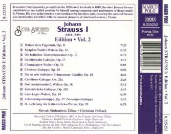 CD Johann Strauss Sr.: Johann Strauss I Edition • Vol. 2