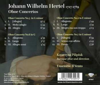 CD Johann Wilhelm Hertel: Oboe Concertos