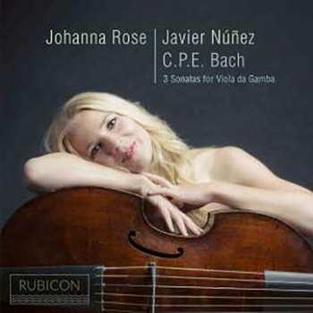 CD Carl Philipp Emanuel Bach: 3 Sonatas For Viola Da Gamba