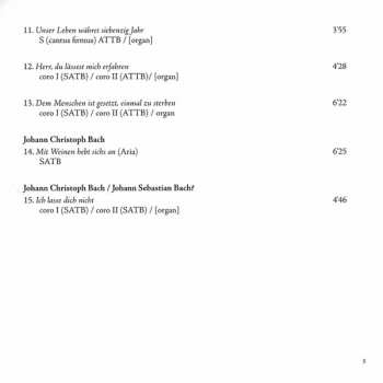 2CD/Box Set Johann Christoph Bach: Bach Motetten