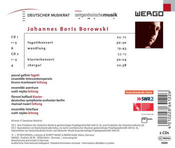 2CD Johannes Boris Borowski: Fagottkonzert / Wandlung / Klavierkonzert / Chergui