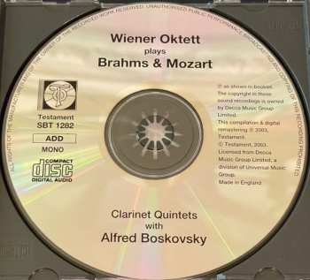 CD Johannes Brahms: Clarinet Quintets