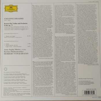 LP Berliner Philharmoniker: Konzert Für Violine Und Orchester D-dur Op. 77