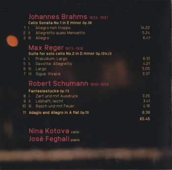 CD Robert Schumann: Brahms Reger Schumann