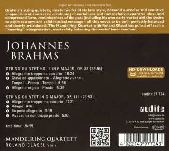 CD Johannes Brahms: Complete String Quintets