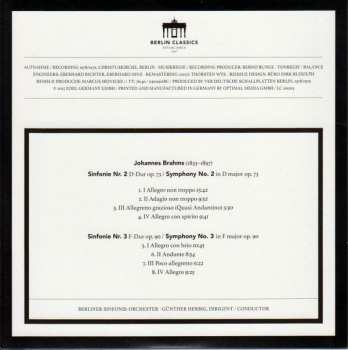 4CD/Box Set Johannes Brahms: Complete Symphonies