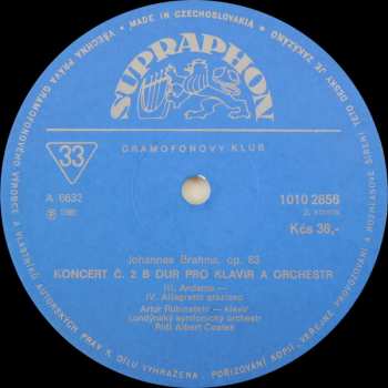 LP The London Symphony Orchestra: Piano Concerto No. 2