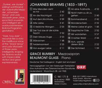 CD Johannes Brahms: Lieder