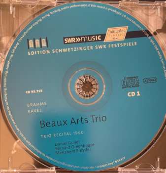 CD Johannes Brahms: Trio Recital 1960