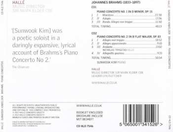 2CD Johannes Brahms: Piano Concertos