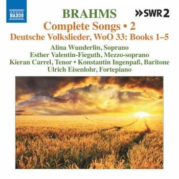 CD Johannes Brahms: Sämtliche Lieder Vol.2 (naxos-edition)