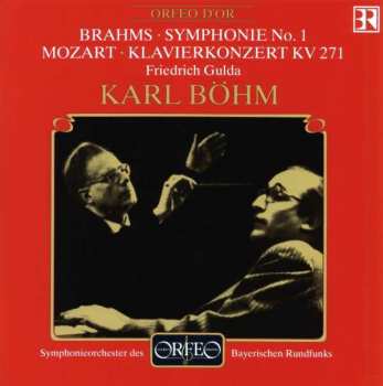 CD Johannes Brahms: Symphony No. 1 / Klavierkonzet KV 271