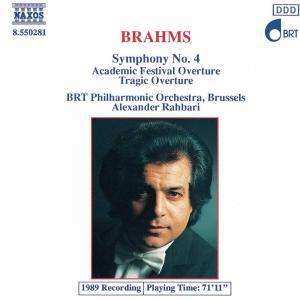 CD Johannes Brahms: Symphony No. 4 / Academic Festival Overture / Tragic Overture