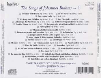 CD Johannes Brahms: The Songs Of Johannes Brahms ~ 1