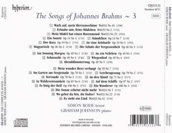 CD Johannes Brahms: The Songs Of Johannes Brahms ∼ 3