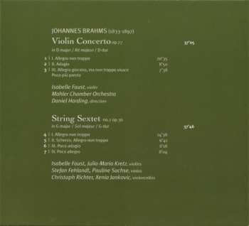 CD Johannes Brahms: Violin Concerto, String Sextet No. 2