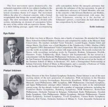 CD Robert Schumann: Violin Concertos