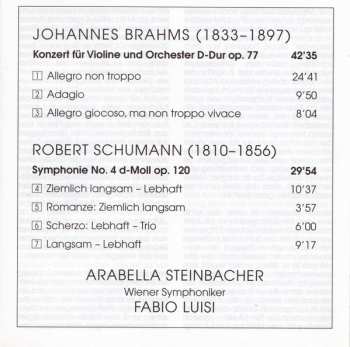 CD Robert Schumann: Violinkonzert / Symphonie No. 4