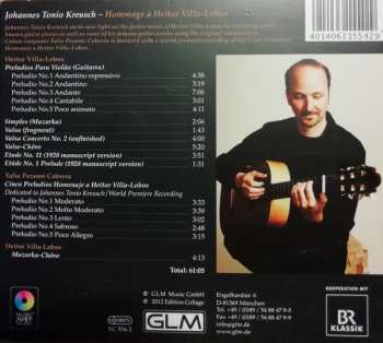 CD Johannes Tonio Kreusch: Hommage à Heitor Villa-Lobos